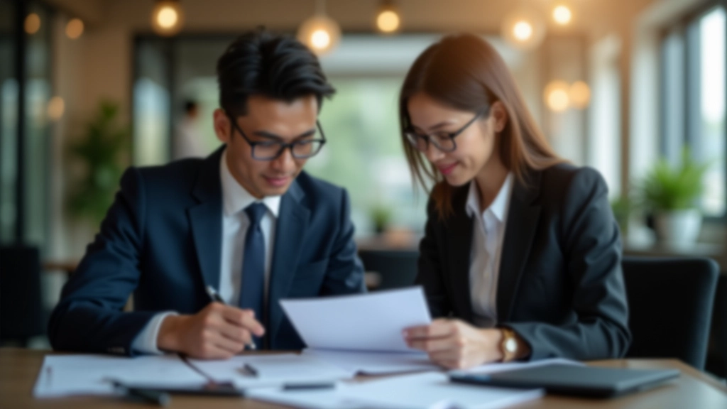 Business mentor or consultant discussing growth strategies with young entrepreneur in professional office setting